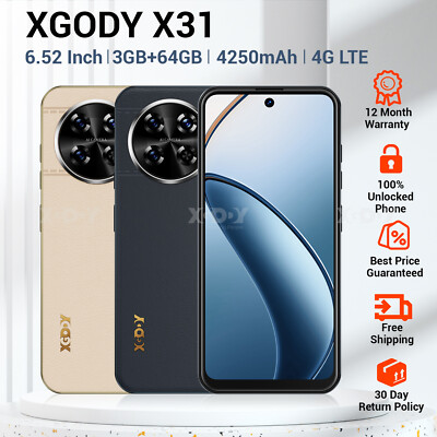 2024 New Android Factory Unlocked Cell Phone Cheap Smartphone Quad Core 4G 2 SIM