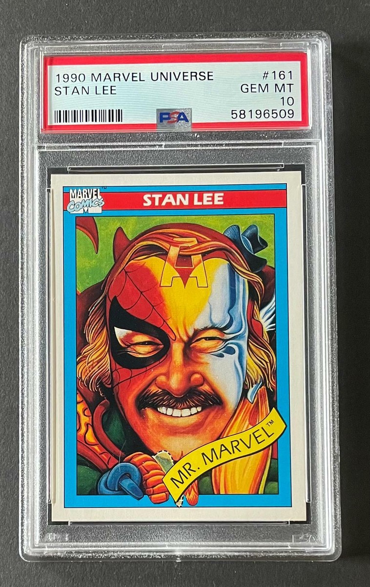 1990 IMPEL MARVEL UNIVERSE #161 STAN LEE MR. MARVEL PSA 10 GEM