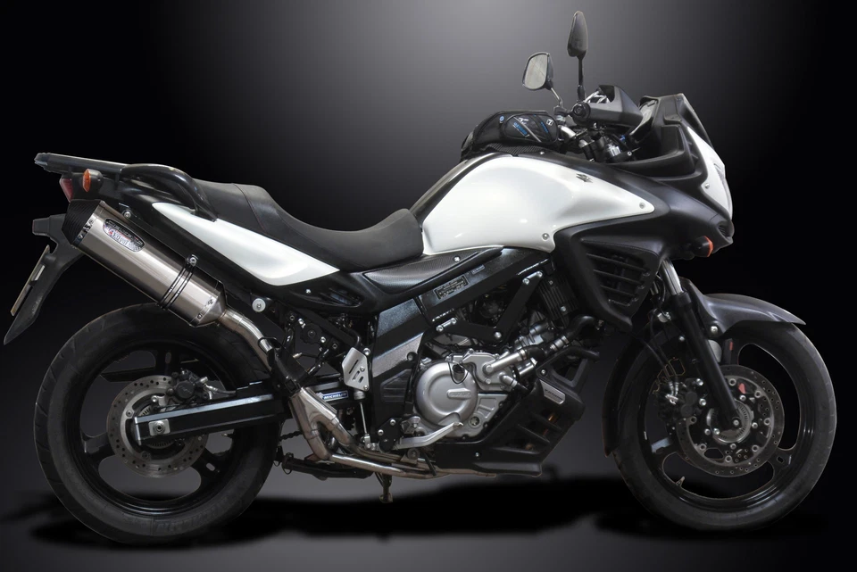 Suzuki DL650 V-Strom 2012-16 Slip On 13.5" X-Oval Kit de silenciador de escape de acero inoxidable Foto 2 de 4