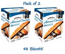 Nonni's Almond Chocolate Biscotti   Crunchy Italian-Style Cookies, 48 Total