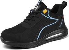 OFFCUP Steel Toe Cap Trainers for Men, Safety Work Shoes Industrial Sneakers UK9