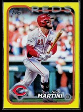 2024 Topps Update #US318 Nick Martini Yellow Rainbow Foil