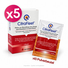 5x CitraFleet Pulver 2 Beutel Darmreinigung Abf&uuml;hrmittel Set / PZN 19377279