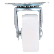 A4pcs 1.5 Inch Casters White PP Roller Wheel For Trolley Furniture