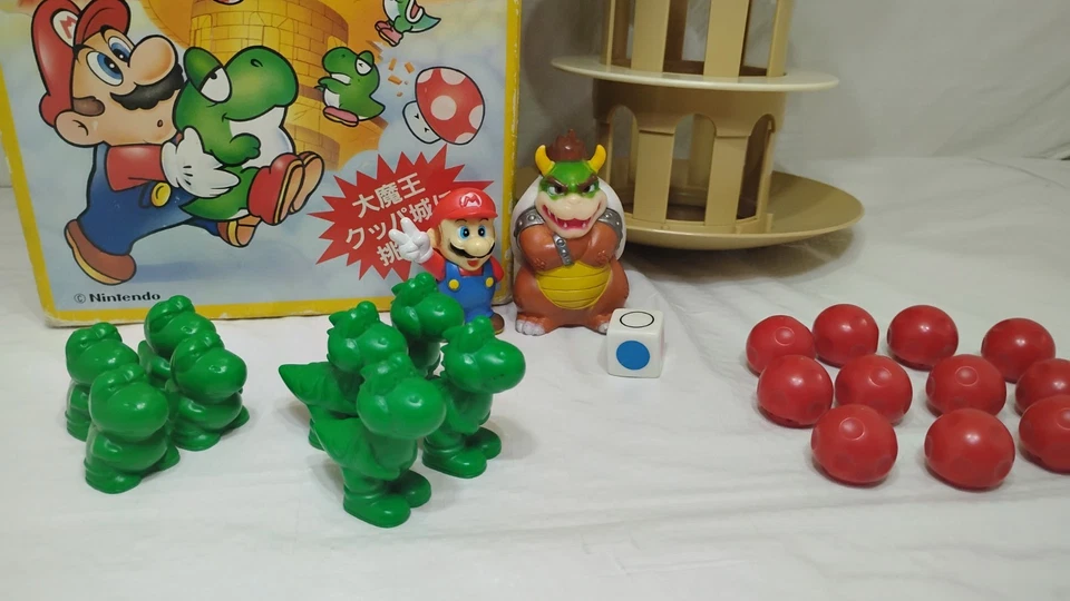 Kawada Vintage Super Mario World Nintendo GuraGura Wobbling Tower Game complete - Image 2 of 4