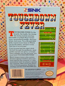 Touchdown Fever NES CIB