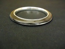 Designer Fashion Bracelet Bangle Metal Plastic Female Adult Silver/Black
