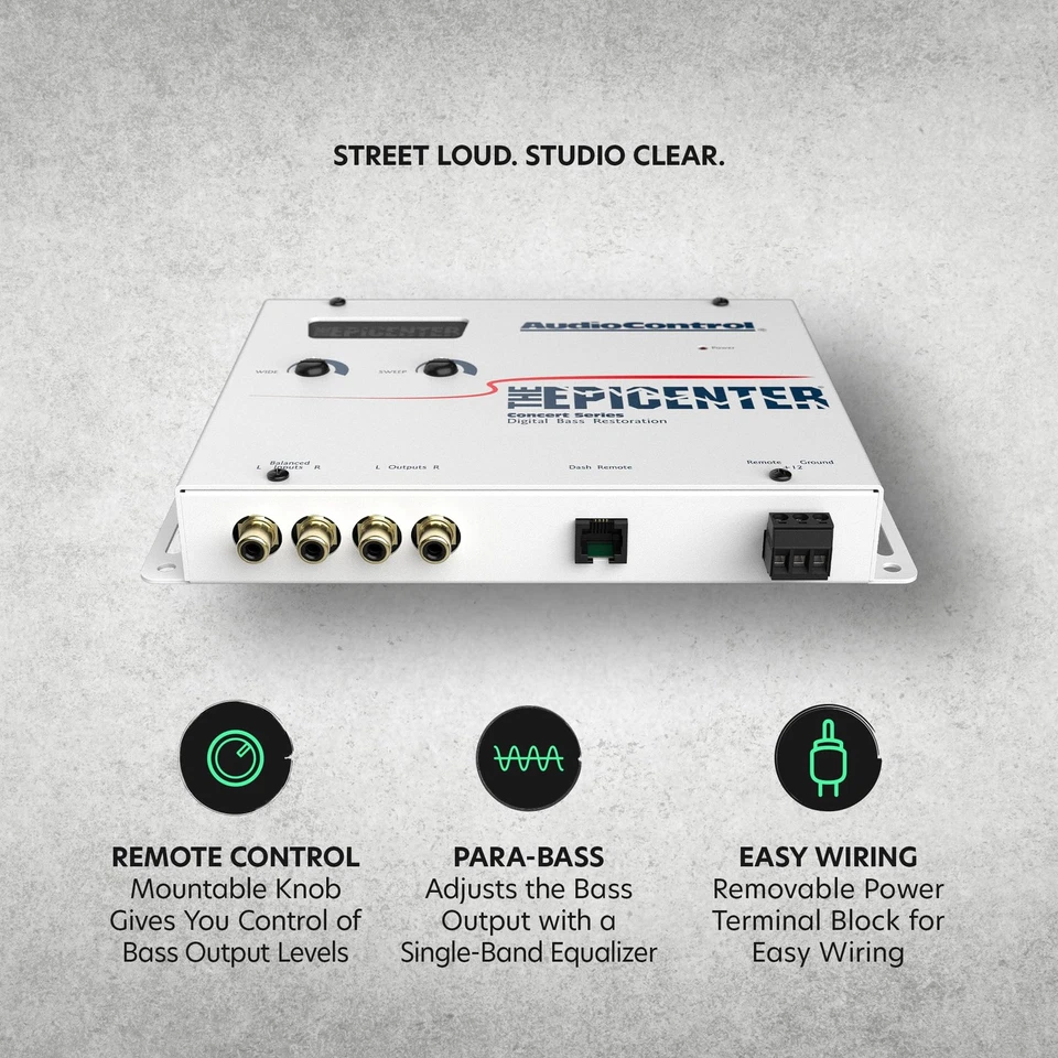 The EPICENTER Bass Restoration Processor, Car Audio Bass Booster Expander wit... - Image 3 of 4