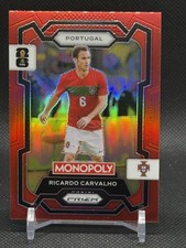 2026 Panini Prizm Monopoly FIFA World Cup #32 Ricardo Carvalho Red Prizms