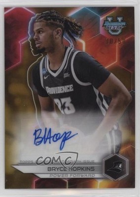 2023-24 Bowman U Best of Gold Refractor 10/50 Bryce Hopkins #B23-BH Auto n0c