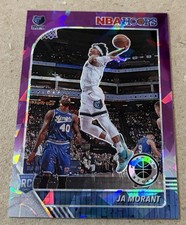 19/20 Hoops Premium #259 Ja Morant Purple Cracked Ice Ref. RC 22/25 Grizzlies