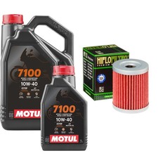 YP400 Majesty Oil and Filter Kit Motul 7100 10w40 5L Yamaha YP 400 2007