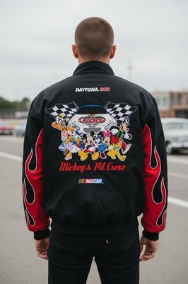 Mickey Mouse Racing Across America Jacket 2005 NASCAR Daytona/Disney M JH Design