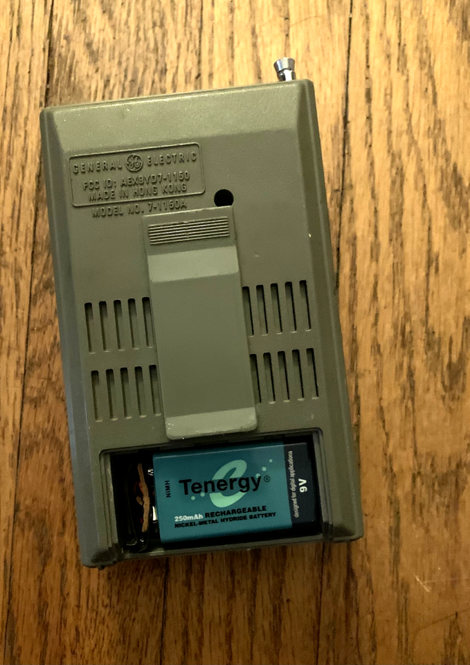 Vintage AM/FM - General Electric HEADSET Radio - WORKS! | eBay