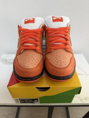 Nike Dunk Low SB x Concepts Orange Lobster Special Box - Size 9 Like New