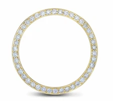 2CT BEAD NATURAL DIAMOND BEZEL 14KY FOR ROLEX DATEJUST WATCH 16248 16253 16263