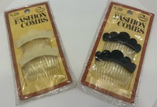 VINTAGE NEW 1975 Goody 8050 Kant-Slip Fashion Combs Combo Set USA