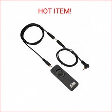 Kiwifotos RS-60E3 Remote Switch Shutter Release Cord for Canon EOS Rebel T6 T7 T
