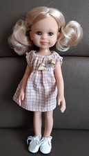Paola Reina Las Amigas Stehpuppe 32cm Cleo Neu Haar blond KLeid Schuhe