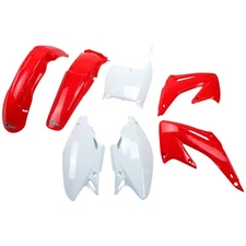 UFO Plastic Kit Set Complete Original White Red Honda CR125R CR250R 2002-2003