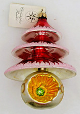 Christopher Radko 1999 Red Elegant Evergreen ...