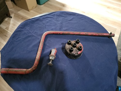 #ad 3 Antique IH Farmall Tractor Pull Start Switch Distributor Crank Handle $45.00