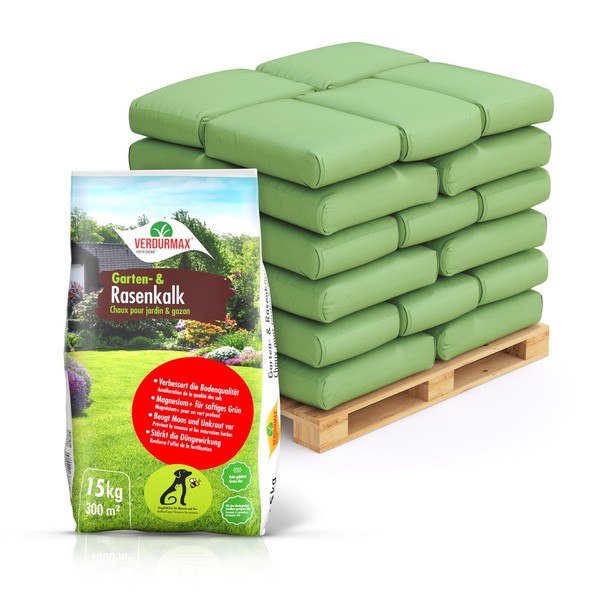 Rasenkalk Und Gartenkalk 66X15Kg RasendüNger Kalk DüNgekalk Rasen Vom Verdurmax-image