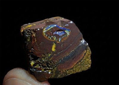 Australian Boulder opal rough 142 carats  3pcs