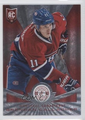 2013-14 Totally Certified Rookie Platinum Red 80/100 Brendan Gallagher #184 1m4