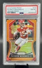 2019 Panini Prizm #210 PATRICK MAHOMES Orange Prizm /249 PSA 8