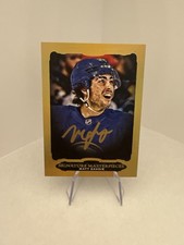 2023-24 Ultimate Hockey Matt Savoie Signature Masterpieces Gold Auto!! Buffalo!
