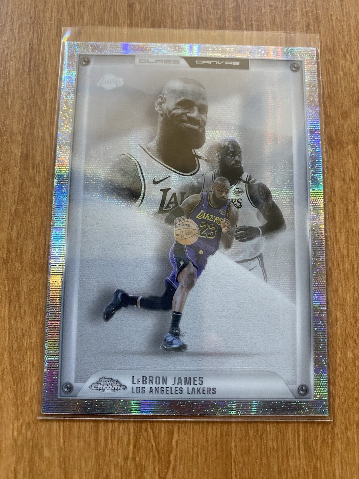 2025-26 Topps Chrome Glass Canvas GC-1 LeBron James SSP Case Hit