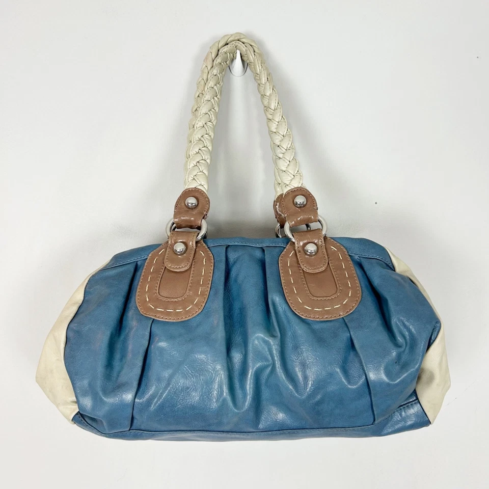 Bolso Cartera Y2K Guess Don Juan Bloques de Colores Cuero Logo Cartera Para Mujer Foto 3 de 4