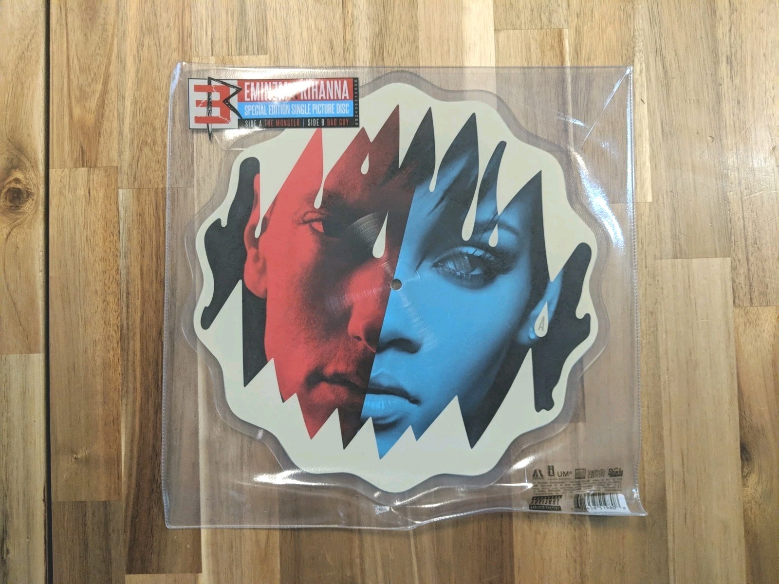 Eminem x Rihanna THE MONSTER DIE CUT SPECIAL EDITION PICTURE DISC VINYL | NEW