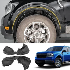For 2022-2025 Ford Maverick Front Wheel Well Liners Tire Inner Fenders Splash