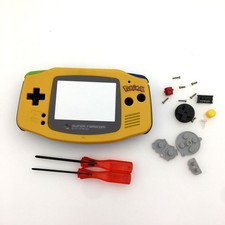 Yellow and Blue Housing Case Shell Lens Buttons for Nintendo Gameboy Advance GBA
