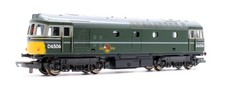 LIMA 'OO' GAUGE L205129 BR GREEN CLASS 33 D6506 DIESEL LOCOMOTIVE