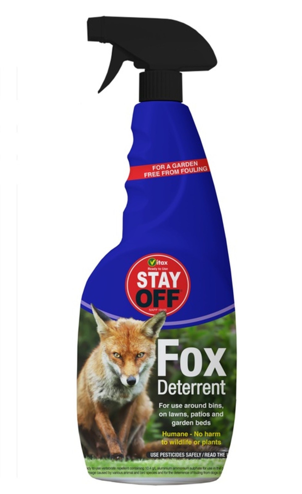 Vitax Stay Off Fox Deterrent Repellent Spray Ready to Use 750ml Humane Non Toxic - Image 4