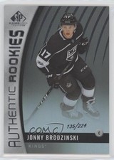 2017-18 SP Game Used Authentic Rookies Rainbow 135/224 Jonny Brodzinski #152 xp6