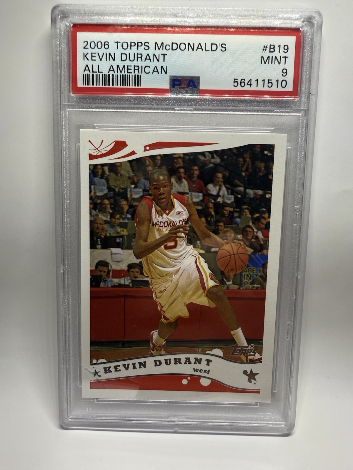 2006 Topps McDonald's High School All American - Kevin Durant #B19 (RC)