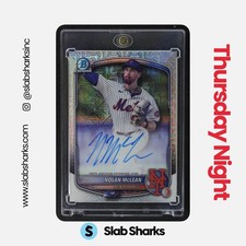 2025 BOWMAN #BMA-NM NOLAN MCLEAN CHROME PROSPECT AUTO MEGA BOX REFRACTOR