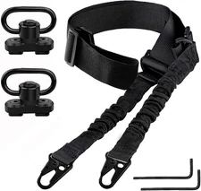 Bengor Two Point Traditional Sling with Attachments Mounts, Adjustable Extra Lon