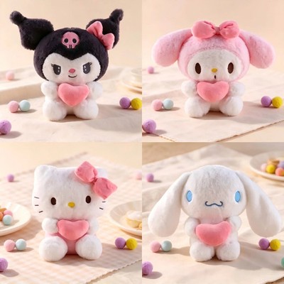 Sanrio Plüschtier 22 cm Hello Kitty Kuromi My Melody Cinnamoroll Kuscheltier