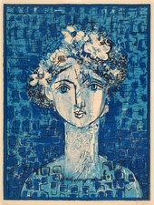 Fran&ccedil;oise Gilot : Flora : Modernist Figurative Art Print