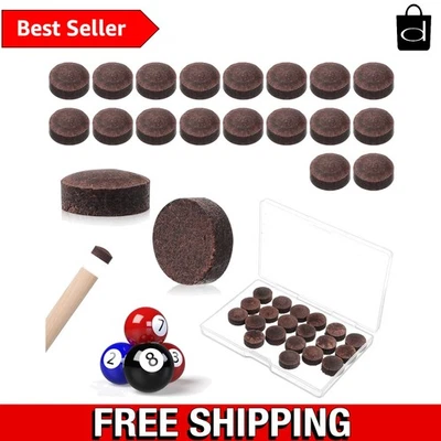 20 Pcs Pool Stick Tips Billiard Pool Cue Stick Tips Replacement Repair Kit Blue