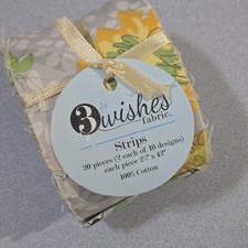 Jelly Roll 3 Wishes Gweneth Strips 20 pieces 2 1/2" X 42" Floral Design