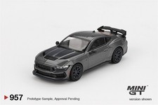 **Pre-Order**MINI GT 1:64 Mustang Dark Horse 2024 Carbonized Gray Model Car