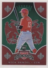2019 Panini Chronicles Crusade Green Prizm 24/50 Nick Senzel #14 02v3
