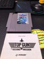 Top Gun Second Mission  Nintendo NES, 1987 Authentic Cartridge with Manual