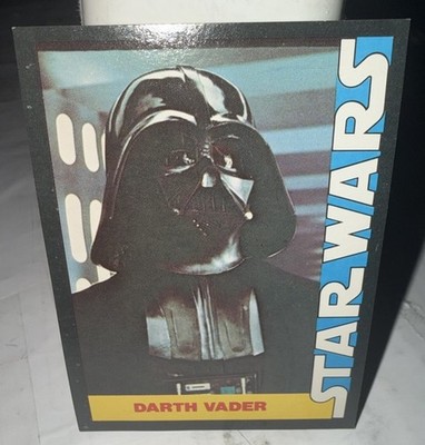 Vintage Star Wars Darth Vader 1977 Wonder Bread #5 Five Trading Card